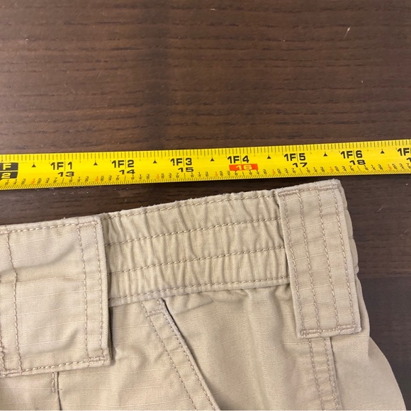 5.11 Tactical Beige Ripstop Cargo Taclite Pro Pants Mens 34x29.5 (Tag 36x32) - Picture 11 of 12